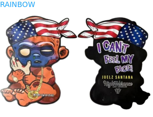 Geruchsichere Kräuterweihrauch Verpackungstüte k Mylar 120-180 Mikrometer Dicke