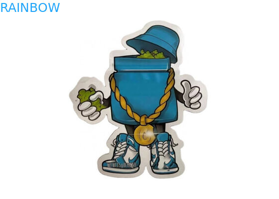 Geruchsfeste Kräuter Weihrauch Verpackung Zip Lock Mylar CBD Öl Unkraut Hanf Beutel Gravure Druck