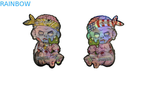 Geruchsfeste Kräuter Weihrauch Verpackung Zip Lock Mylar CBD Öl Unkraut Hanf Beutel Gravure Druck