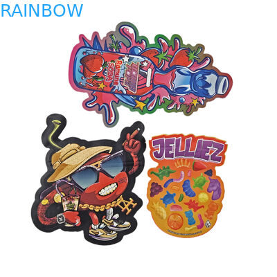 Besonderes Design Druck-Druck-Ziplock Sonderform unregelmäßige Kunststoffverpackung 3,5 g Mylar-Tasche