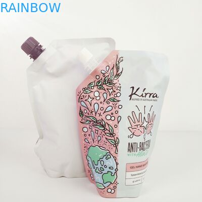 Verpackung von Lebensmitteln in der Industrie mit Silberfolie-Beutel für Steh-Body-Scrub-Tasche