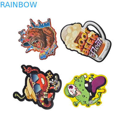 Custom Aluminiumfolie Soft Touch Kunststoff Verpackungstüten Matte Unregelmäßige Form 3,5g 7g 14g 28g Die Cut Mylar Taschen