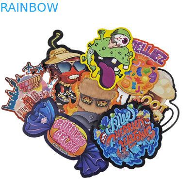 Custom Die Cut Metallische hochwertige unregelmäßige versiegelte kleine spezielle Formen Kunststoff Reißverschluss Mylar Lebensmittelverpackungstüten