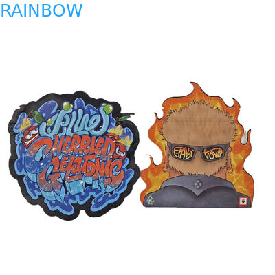 Digitale Druckbeutel für individuelle Zwecke Verpackung Holographische Folie mit spezieller Form Ziplock Plastik Mylar 3,5 g Die Cut Beutel