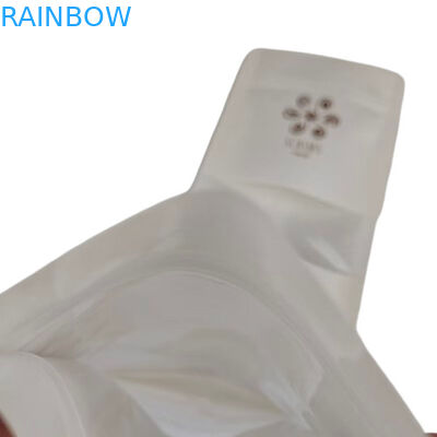 Durchsichtige Fenster Plastik Reißverschluss Taschen Standup Tasche Folie laminiert Digitaldruck