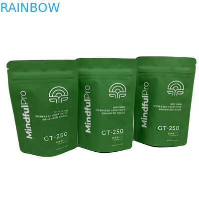 CYMK Farbe Kräuter Weihrauch Verpackung Aluminiumfolie Stand-up Plastik Mylar Reißverschlussbeutel