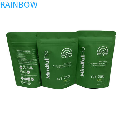 CYMK Farbe Kräuter Weihrauch Verpackung Aluminiumfolie Stand-up Plastik Mylar Reißverschlussbeutel