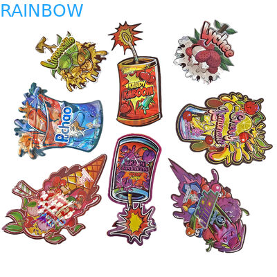 Custom gedruckte 3,5 g Cookie Candy Snack speziell geformte Ziplock Plastiktüten mit geruchsicheren Stanzschnitt Mylar Taschen