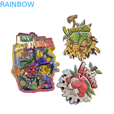 Hochwertiges, benutzerdefiniertes Logo, spezielle Form, geruchsichere Ziplock, unregelmäßig, einzigartig, 3,5-g-Myllar-Taschen für Süßigkeiten