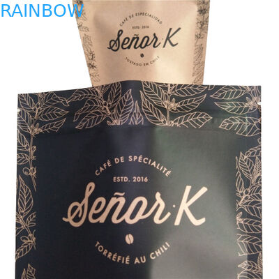 Flachbodenbeutel Lebensmittelverpackung Film Klarweiß Druckoberfläche Füllung mit Luftventil