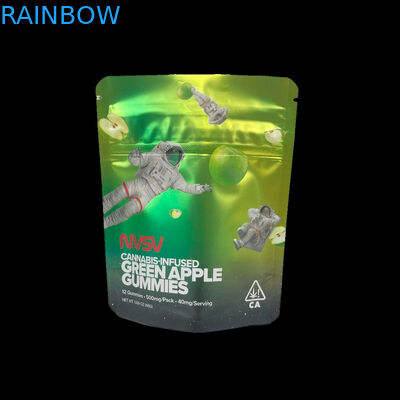 3.5 Gramm Plastiktüten Verpackung Kundennachzeichnung Druck CBD-Cookies wieder verschließbar k
