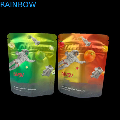 3.5 Gramm Plastiktüten Verpackung Kundennachzeichnung Druck CBD-Cookies wieder verschließbar k