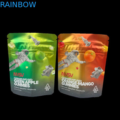 3.5 Gramm Plastiktüten Verpackung Kundennachzeichnung Druck CBD-Cookies wieder verschließbar k