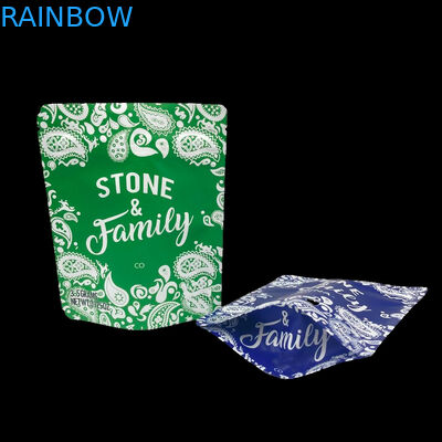 3.5 Gramm Plastiktüten Verpackung Kundennachzeichnung Druck CBD-Cookies wieder verschließbar k