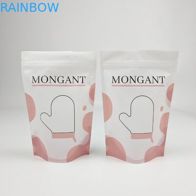 Lamierte Aluminiumfolie mit Verschlusssack Stand-Up-Tasche / Matt White Foil-Tasche / Custom Zip-Lock-Kaffeebeutel