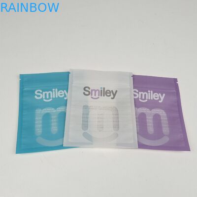 Großhandel recycelbarer dreiseitiger Mylar Verpackung Zahn Aligner für Zahnpflege mit Reißverschluss