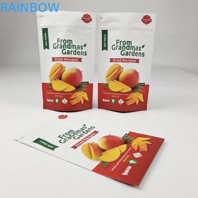 Stand-up-Tasche mit Reißverschluss Geruchssicher Feuchtigkeitssicher Lebensmittel-Grade Kunststoff-Verpackungstüten