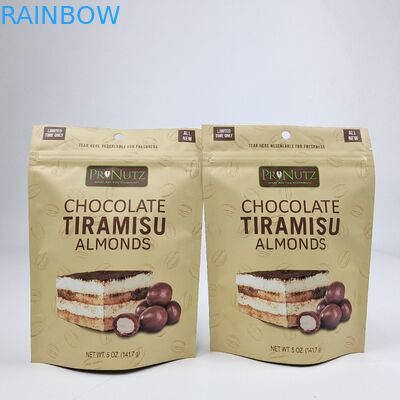 Individuell gefertigter Matt-Oberflächen-Digitaldruck Plastik-Zip-Sperre wiederverschließbar Plastik-Food-Siegel-Verpackungstüte