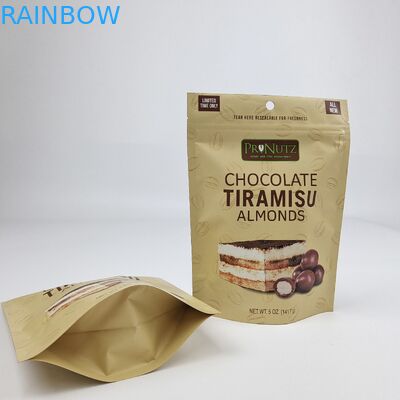 Individuell gefertigter Matt-Oberflächen-Digitaldruck Plastik-Zip-Sperre wiederverschließbar Plastik-Food-Siegel-Verpackungstüte