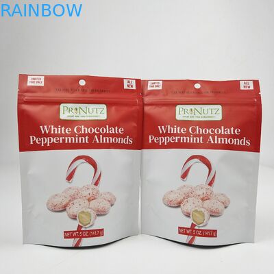 Gefrierter Plastik Reißverschluss Tasche Geruchssicher Feuchtigkeitssicher Niedrigmoq Druck Digital gedruckt Stand-up Tasche