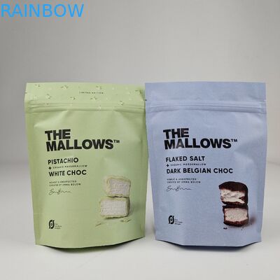 Stand-up-Tasche mit Reißverschluss Gummigummi-Gummi-Plastik-Süßigkeiten Verpackungstüten