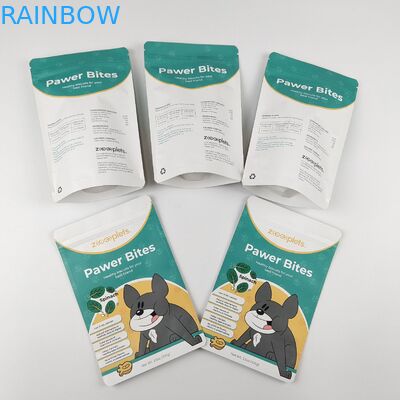 Matte Veredelung Hitzesiegel Lebensmittelqualität Personalisiertes Logo Digitales Drucken Aluminiumfolie Stand-up Verpackungstüte