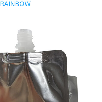 Anpassung wiederverwendbarer Stand-up-Plastik-Spout-Beutel für flüssigen Saft Digital Print Stand-up-Aluminiumfolie-Spout-Beutel