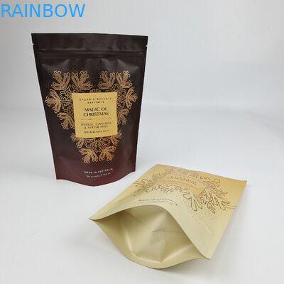 Soft Touch Stand-Up-Tasche Custom gedruckte Reißverschluss Lebensmittel Süßigkeiten Body Scrub Verpackung Kunststoff Bad Salz Tasche