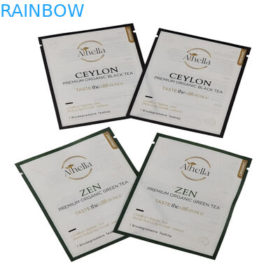 Biologisch abbaubare kleine Tasche für Tee und Kaffee, kompostbar, wieder verschließbar