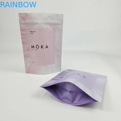 Anpassungs-Digitaldruck Kraftpapierbeutel Stand-up Ziplock Aluminiumfolie-Taschen für Kaffee-Körper-Scrub-Verpackung