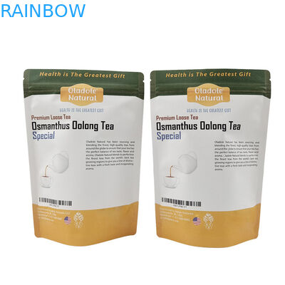 Custom gedruckte biologisch abbaubare Stand-up Kraftpapierbeutel für Haustierfutter wiederverkäufliche Geruchsschutzbeutel mit Logo