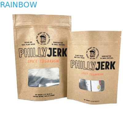 Kraftpapiersäcke für Mangopulver Nahrungsmittel Keksen Nüsse Haustierfutter Umweltschonendes Tee Geruchsschutz Papierbeutel