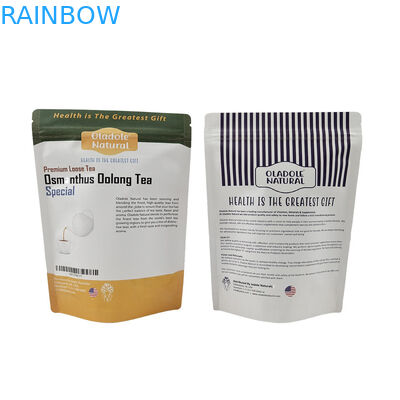 Niedriges MOQ Aufstehen wieder verschließbar Zipper Kraftpapier Tasche kundenspezifische biologisch abbaubare wieder verschließbare Mylar-Taschen für Haustiere