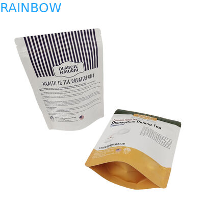 Niedriges MOQ Aufstehen wieder verschließbar Zipper Kraftpapier Tasche kundenspezifische biologisch abbaubare wieder verschließbare Mylar-Taschen für Haustiere