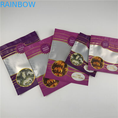 Personalisieren Sie Ihr eigenes Logo Digitales Drucken Ziplock Esswaren Stehen Sie auf Verpackungstüten mit Fenster