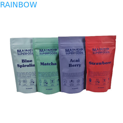 Digitale Druck Mylar Taschen Geruchsfeste Kaffeepulver Verpackung Stehen Sie Zip Lock Tasche mit Aluminiumfolie