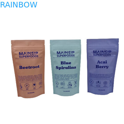 Besondere Geruchsfeste Cookie-Verpackungsbeutel wieder verschließbare Zip-Lock-Plastikbeutel mit Aluminiumfolie