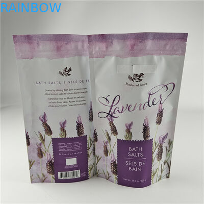 Besondere Größe und Farben verfügbar Verpackung Matte Aluminiumfolie Badsalz Stehen Sie auf Tasche Ziplock Doypack
