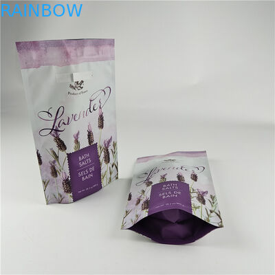 Besondere Größe und Farben verfügbar Verpackung Matte Aluminiumfolie Badsalz Stehen Sie auf Tasche Ziplock Doypack