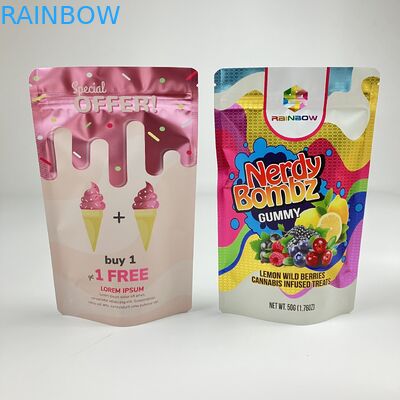 Fabrik-direkt angepasste wieder verschließbare Reißverschluss Tasche VMPET Geruchssicherung Lebensmittelqualität Stand-up Reißverschluss Tasche