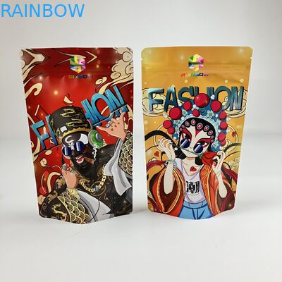 Digitale Druck Mylar Taschen Matt VMPET Geruchsschutz Reißverschluss Tasche CMYK Pantone 250g Tasche