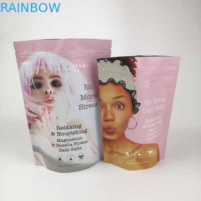 Fabrik-Cutsom gedruckte Plastik-Stand-up-Tasche wieder verschließbare Plastiktüten mit Logo-Druck