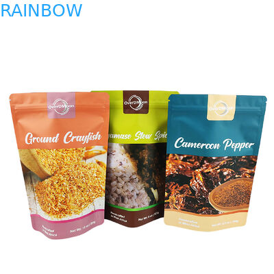Matte Fertigung 250 g Plastikbeutel für Gewürzverpackung Lebensmittel-Grad Gewürzbeutel