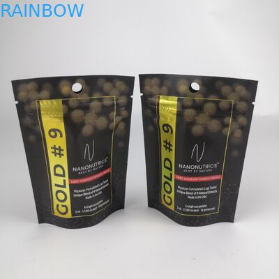 Besonders gedruckte wiederverschließbare Reißverschluss-Stand-up-Tasche Bad Salz Verpackung Taschen Holographisch