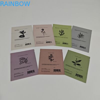 Ziplock Biologisch abbaubare Kraft-Stand-up-Tasche Digitaldruck wiederverschließbare Mylar-Taschen