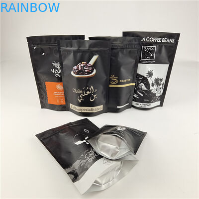 Lamierte Aluminiumfolie Ziplock Stehen Sie auf Tasche Digitales Drucken