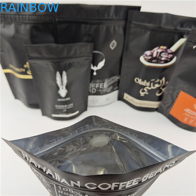 Lamierte Aluminiumfolie Ziplock Stehen Sie auf Tasche Digitales Drucken