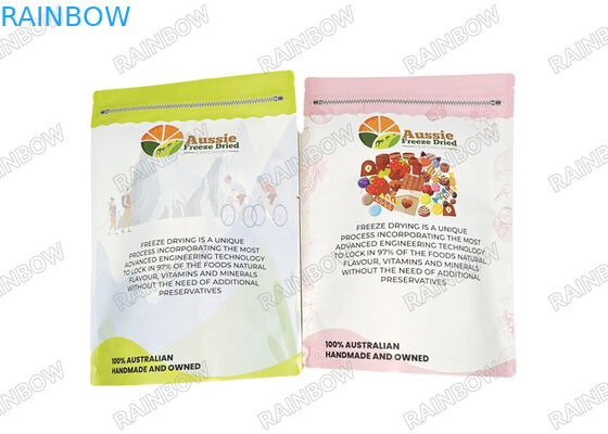 Geruchsfeste Aluminiumfolie Stehen Sie auf Tasche wieder verschließbare Ziplock Kindersichere 28g Mylar Taschen