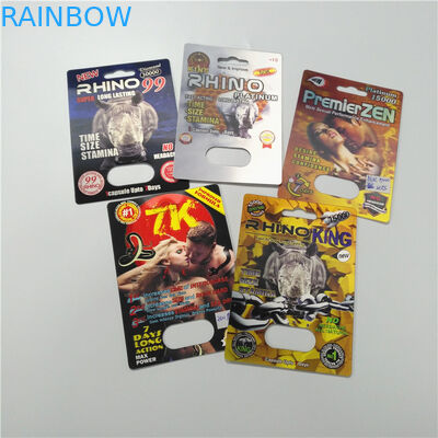 Zusammengestellte Blisterkarten mit 0,1 mm Dicke