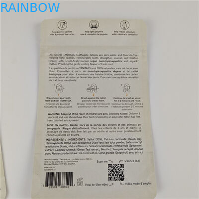 Neues Design, angepasste Größe und Farben verfügbar Flachbeutel Verpackung für Lebensmittelverpackungen